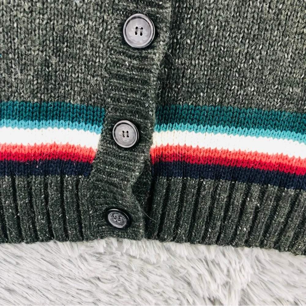 Maurices Sweater Cardigan Womens Large Wool Blend Southwestern Aztec Long Sleeve